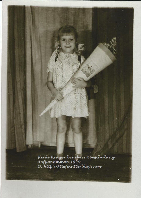 Einschulung Heidi Krüger 1949 001 copyright